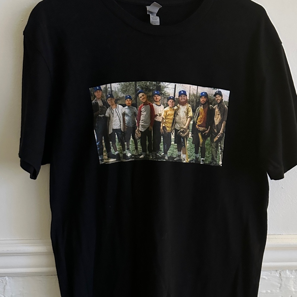 Next Level Apparel Black Graphic Tee